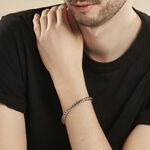 Bracelet Phebus Him Acier Blanc - Bracelets cha&icirc;nes Homme | Marc Orian