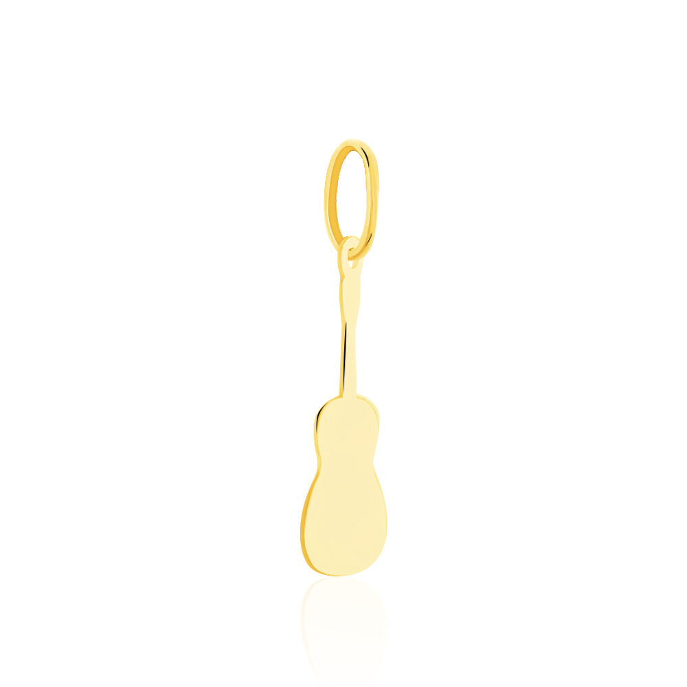 Pendentif Fatema Musique Guitare Or Jaune - Pendentifs Famille | Marc Orian