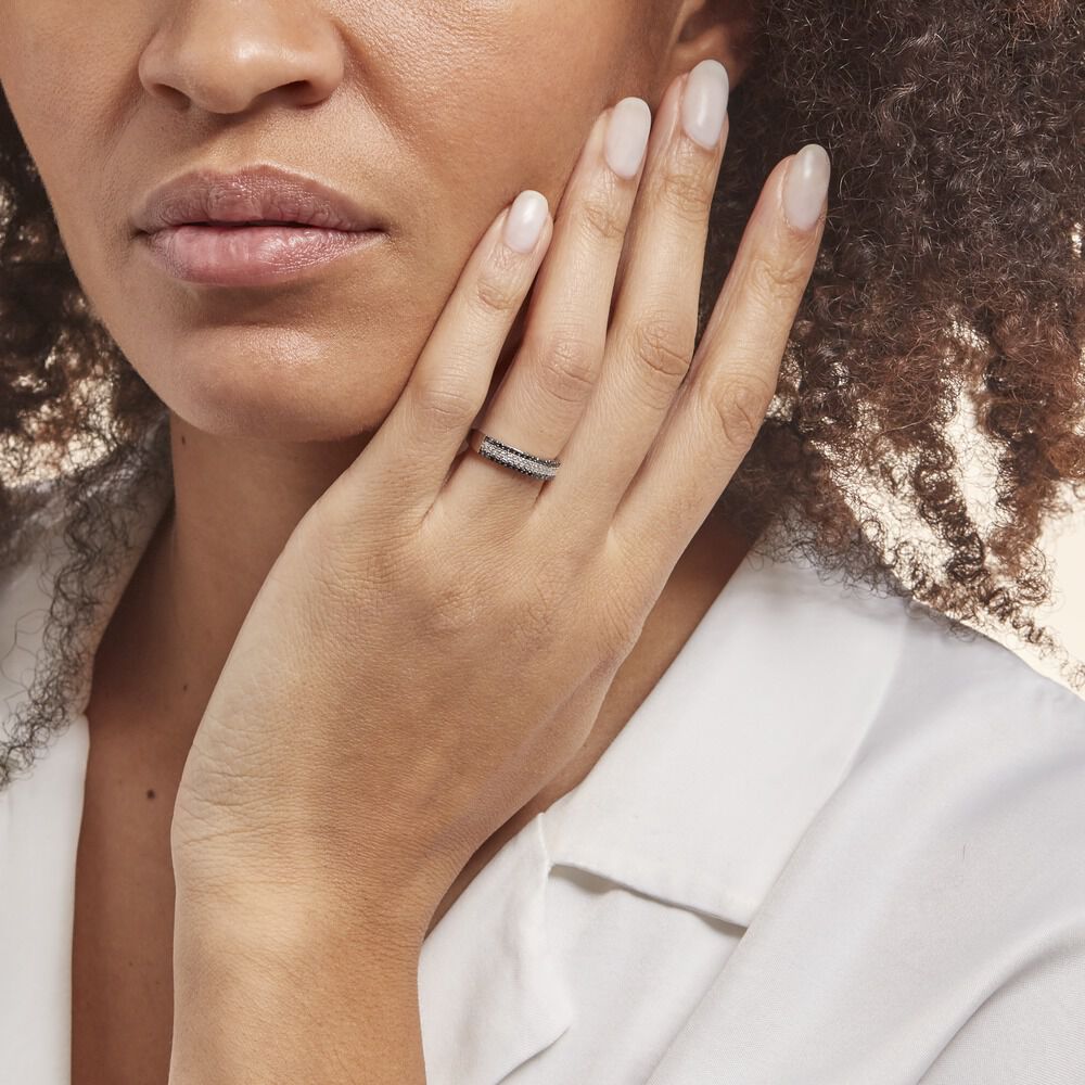 Bague Maissara Or Blanc Diamant - Bagues pierres précieuses Femme | Marc Orian