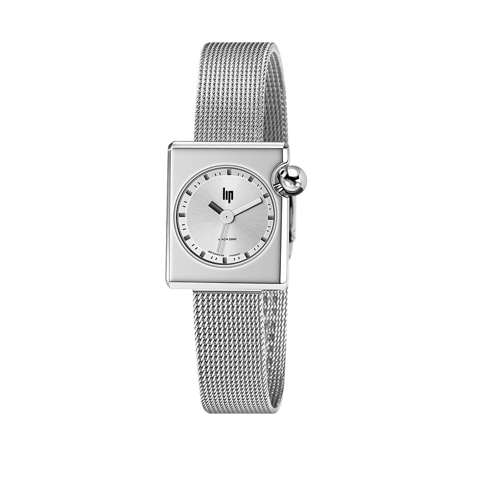 Montre Lip Mach 2000 Mini Square Argent&eacute; - Montres &eacute;tanches Femme | Marc Orian