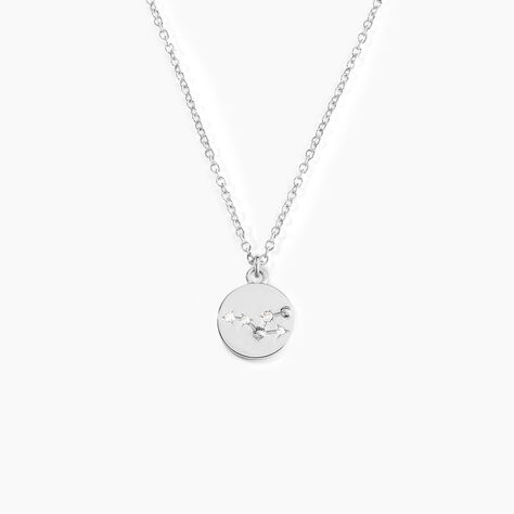 Collier Despina Argent Blanc Oxyde De Zirconium - Colliers avec pierres Femme | Marc Orian