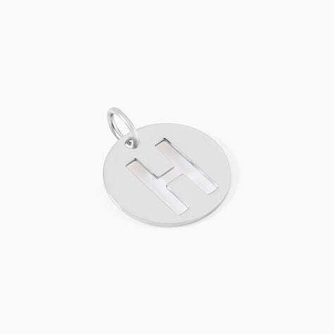 Pendentif Elio H Argent Blanc - Bijoux fantaisie Famille | Marc Orian