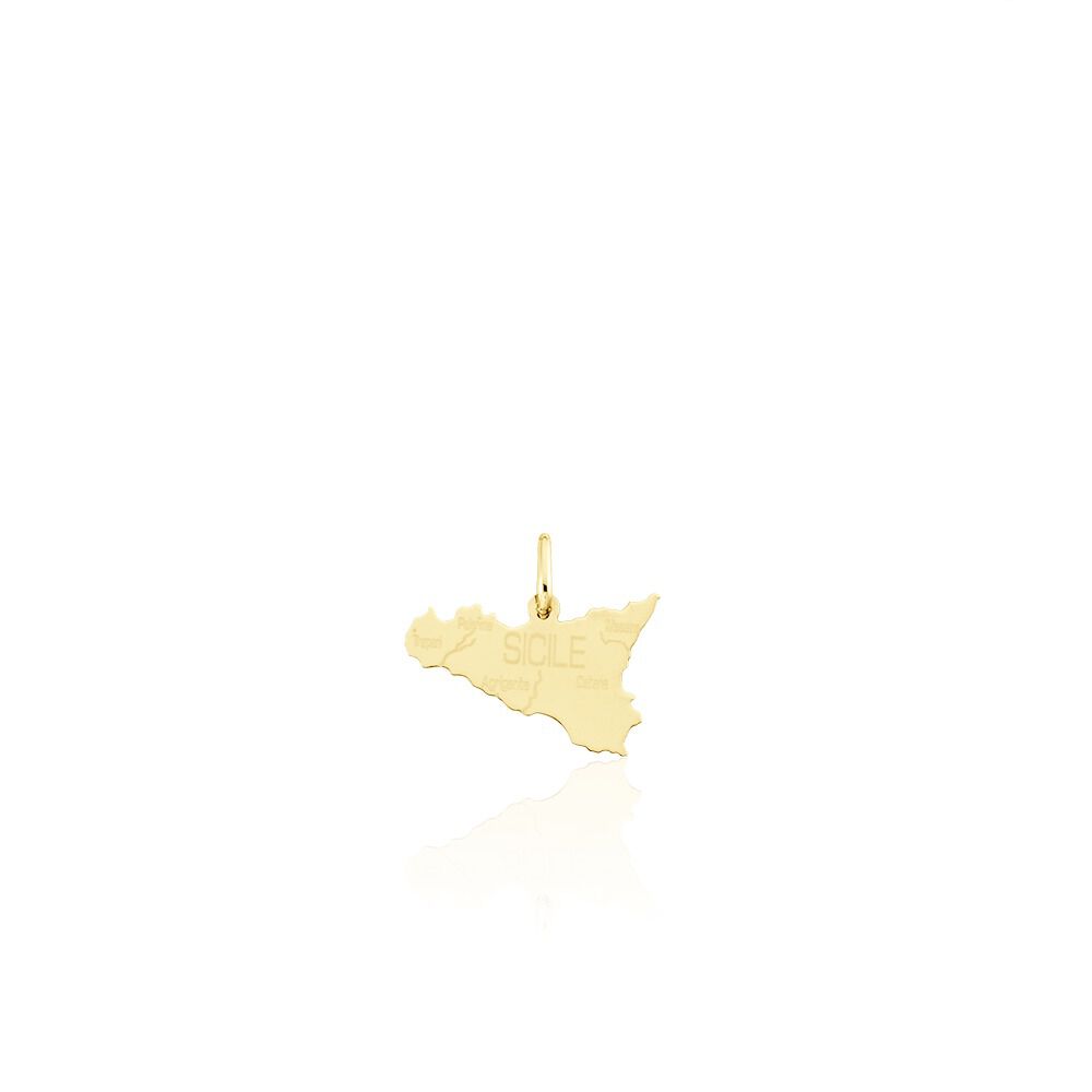 Pendentif Gaietana Sicile Or Jaune - Pendentifs Famille | Marc Orian
