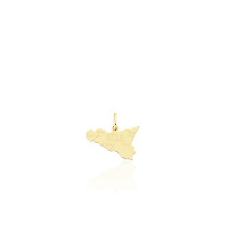 Pendentif Gaietana Sicile Or Jaune - Pendentifs Famille | Marc Orian