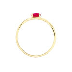 Bague Emotion Or Jaune Rubis Diamant - Bagues vintage Femme | Marc Orian