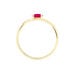 Bague Emotion Or Jaune Rubis Diamant - Bagues vintage Femme | Marc Orian