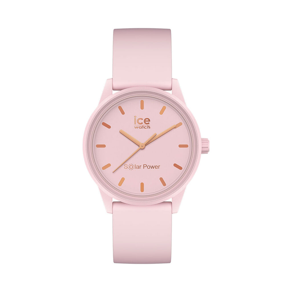 Montre Ice Watch Solar Power Rose - Montres &eacute;tanches Femme | Marc Orian