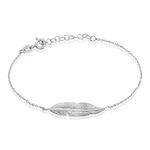 Bracelet Argent Blanc Irene - Bracelets fantaisie Femme | Marc Orian