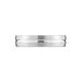Alliance Liseret Central Ruban Plat Palladium Blanc - Alliances personnalisées Homme | Marc Orian