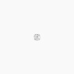 Boucles D'Oreilles Puces Iarfhlaith Or Blanc Oxyde De Zirconium - Puces Homme | Marc Orian