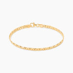 Bracelet Ivy Maille Haricot Or Jaune - Bracelets mailles Femme | Marc Orian