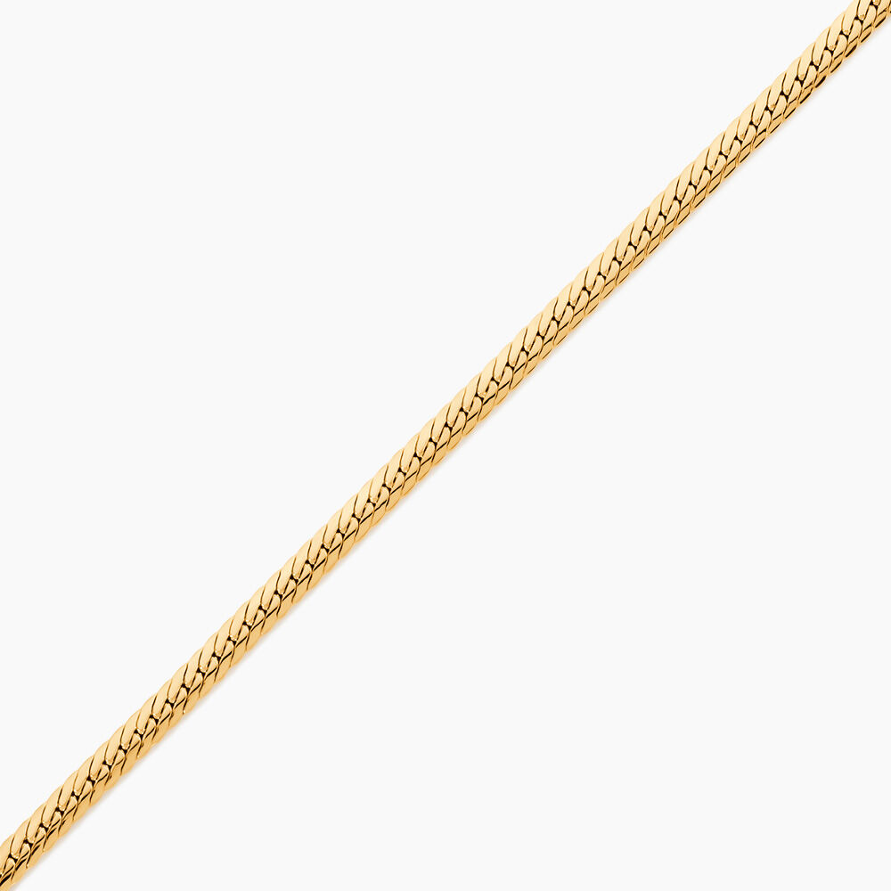 Bracelet Or Jaune Izel Maille Anglaise - Bracelets mailles Femme | Marc Orian