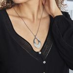 Collier Sautoir Hilarius Acier Blanc - Sautoirs Femme | Marc Orian