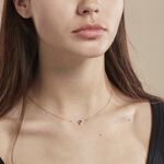 Collier Eva Or Jaune Amethyste Et Oxyde De Zirconium - Colliers avec pierres Femme | Marc Orian