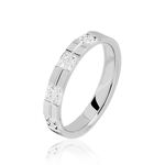 Alliance Lenaya Or Blanc Diamant - Alliances personnalis&eacute;es Femme | Marc Orian