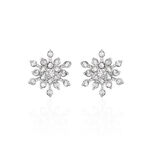 Boucles D'oreilles Puces Effie Argent Blanc Oxyde De Zirconium - Puces Femme | Marc Orian