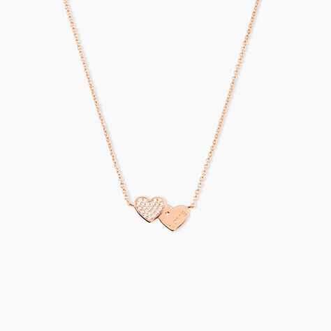 Collier Deven Argent Rose Oxyde De Zirconium - Colliers avec pierres Femme | Marc Orian