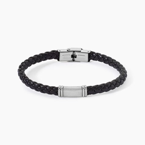 Bracelet Acier Blanc Frank - Bracelets cuir Homme | Marc Orian