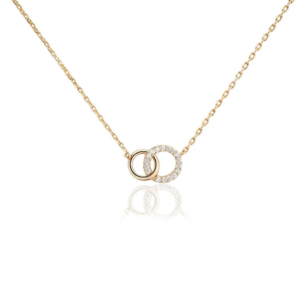 Collier Poeae Plaqué Or Jaune Oxyde De Zirconium - Colliers avec pierres Femme | Marc Orian