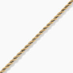 Bracelet Cordelia Maille Corde Et Venitienne Or Bicolore - Bracelets mailles Femme | Marc Orian