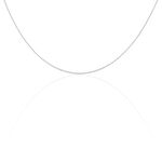 Cha&icirc;ne Igoa Maille For&ccedil;at Diamantee Or Blanc - Chaines Femme | Marc Orian