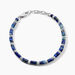 Bracelet Jourdan Arttu Acier Argenté Lapis Lazuli - Bracelets chaînes Homme | Marc Orian