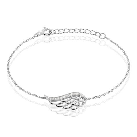 Bracelet Soliana Argent Blanc Oxyde De Zirconium - Bracelets chaînes Femme | Marc Orian