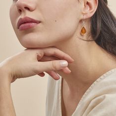 Boucles D'oreilles Pendantes Argent Blanc Mareme Ambre - Boucles d'oreilles Pendantes Femme | Marc Orian
