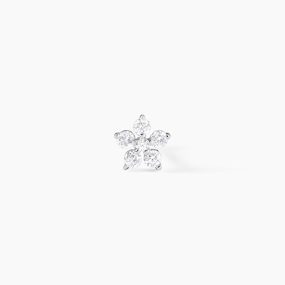 Piercing D'oreille Unitaire Argent Percy Oxyde De Zirconium - Bijoux fantaisie Femme | Marc Orian