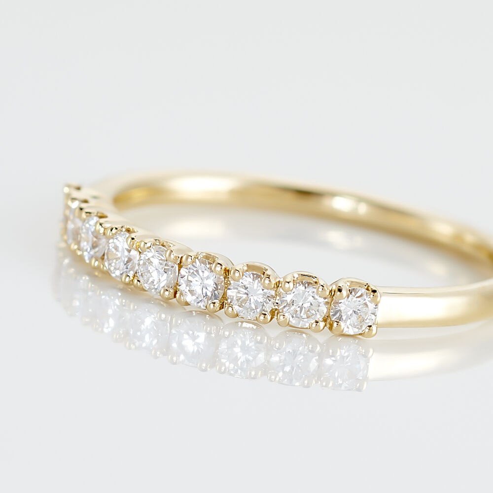 Alliance Hera Or Jaune Diamant - Alliances avec pierres Femme | Marc Orian