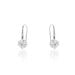 Boucles D'oreilles Pendantes Or Blanc Aedhan Oxydes - Pendantes Femme | Marc Orian
