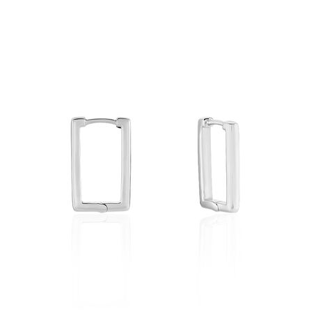 Cr&eacute;oles Keiko Argent Blanc - Cr&eacute;oles Femme | Marc Orian