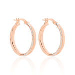 Cr&eacute;oles Argent Rose Ava - Cr&eacute;oles Femme | Marc Orian