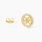 Boucles D'Oreilles Puces Guess Studs Party Acier Jaune Oxyde De Zirconium - Puces Femme | Marc Orian
