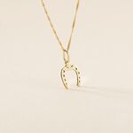 Pendentif Hillary Fer A Cheval Or Jaune - Pendentifs Famille | Marc Orian