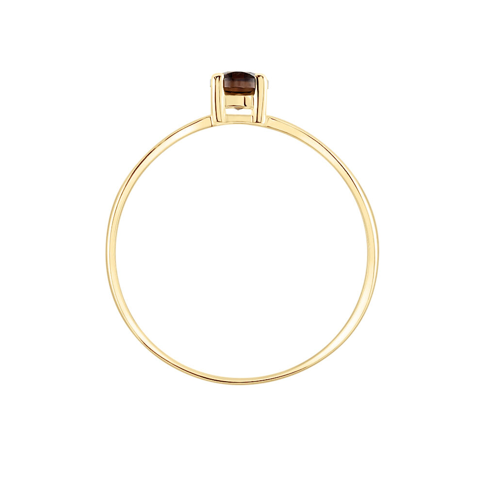 Bague Lily Or Jaune Quartz - Bagues avec pierre Femme | Marc Orian