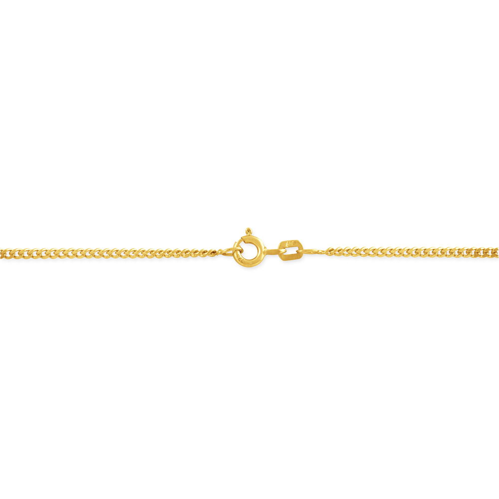 Chaîne Ixia Maille Gourmette Diamantee Or Jaune - Chaines Femme | Marc Orian