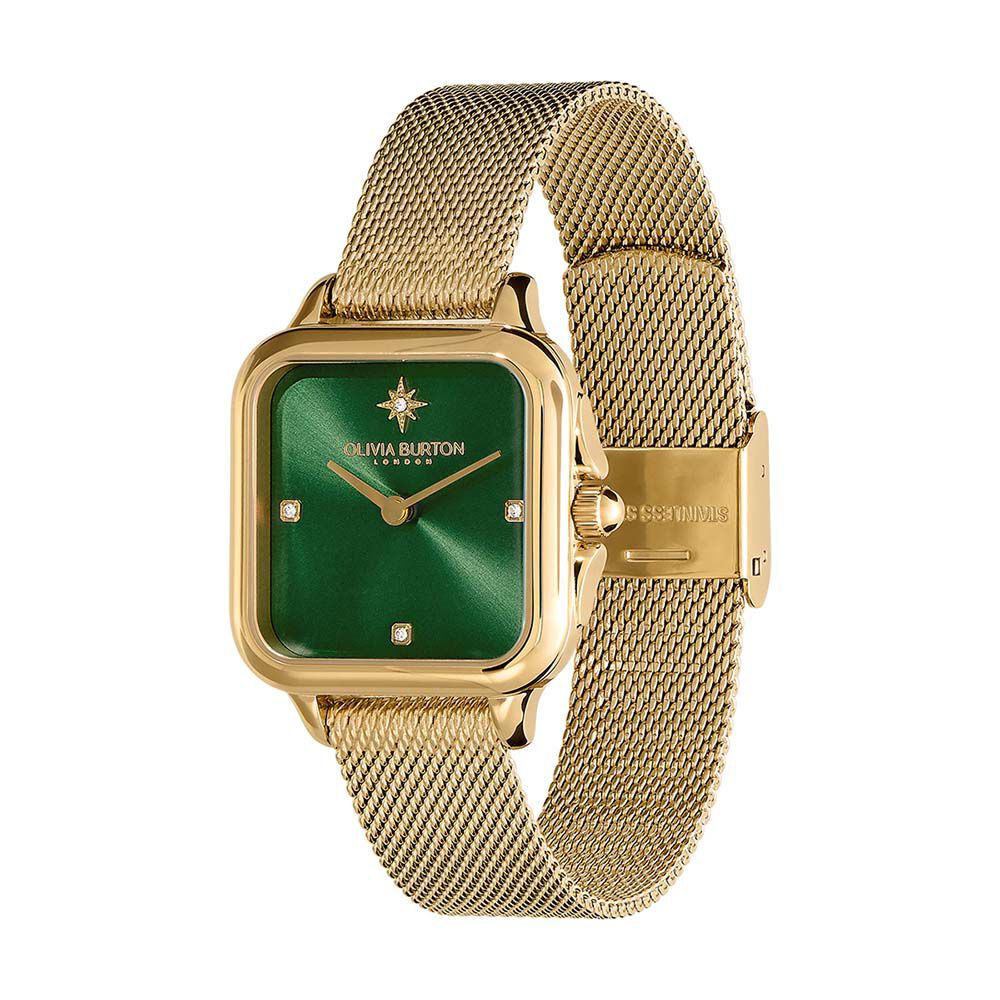 Montre Olivia Burton Grosvenor Vert - Montres &eacute;tanches Femme | Marc Orian