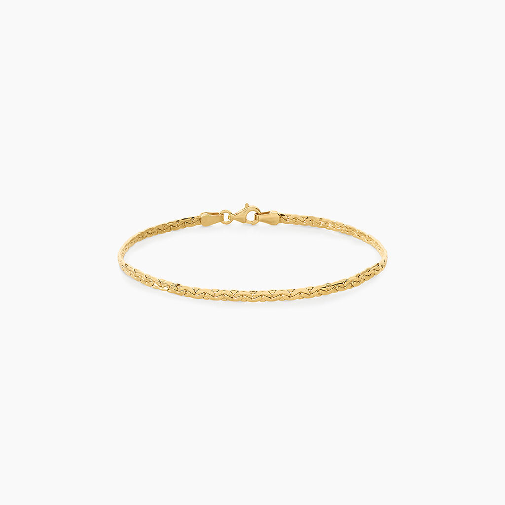 Bracelet Ivy Argent Dor&eacute; A L'Or 750/1000 - Bracelets cha&icirc;nes Femme | Marc Orian