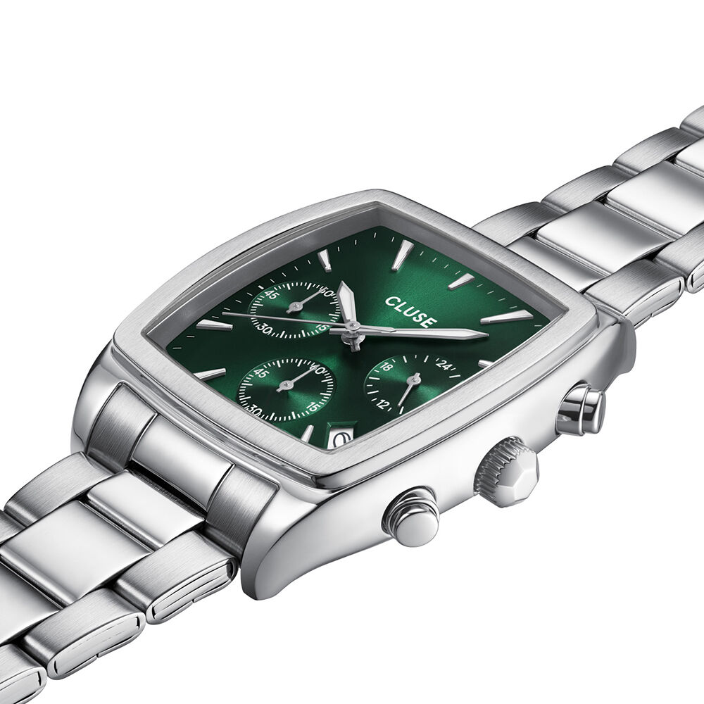 Montre Cluse Quartaut Chrono Vert - Montres étanches Homme | Marc Orian
