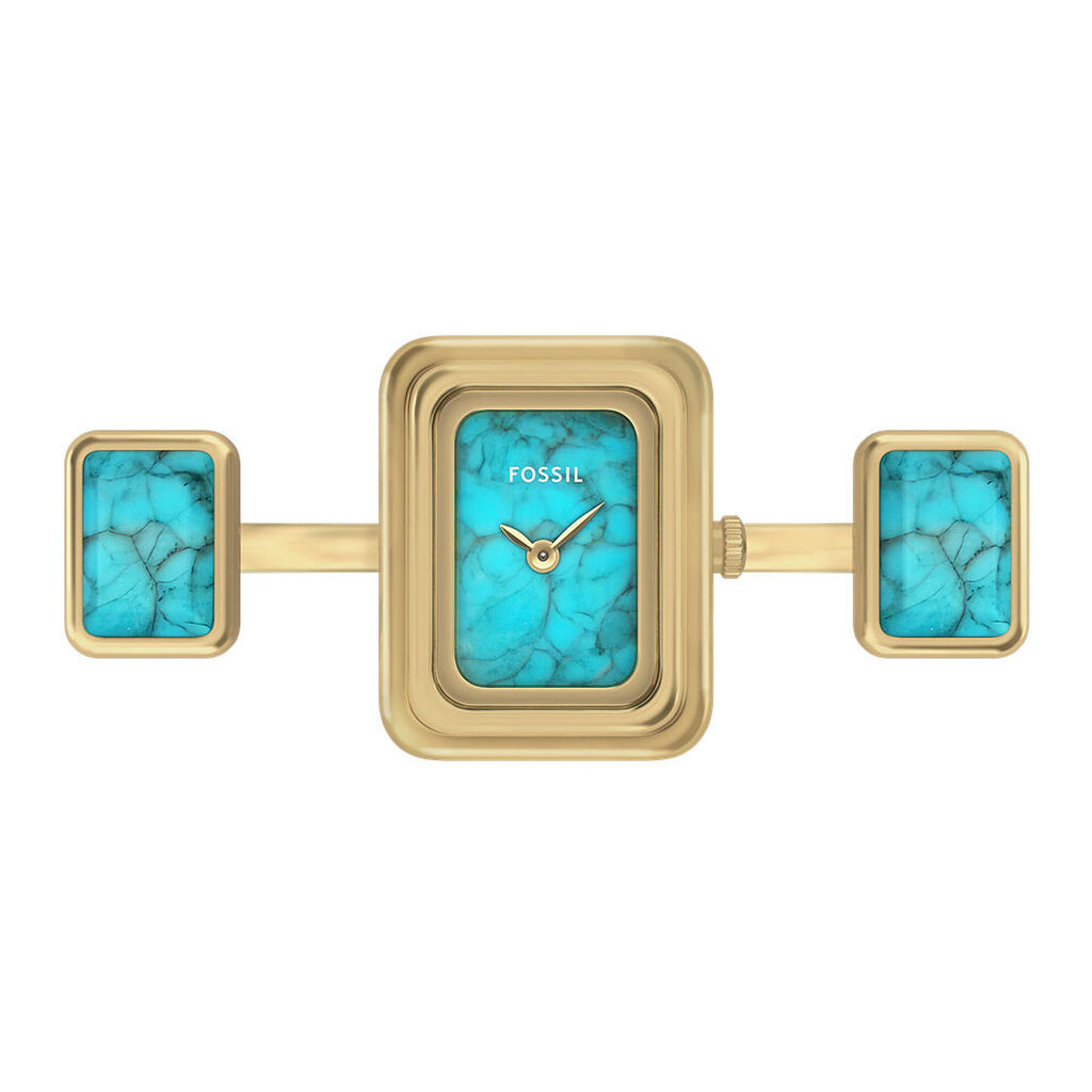 Montre Fossil Raquel Watch Ring Bleu - Montres étanches Femme | Marc Orian