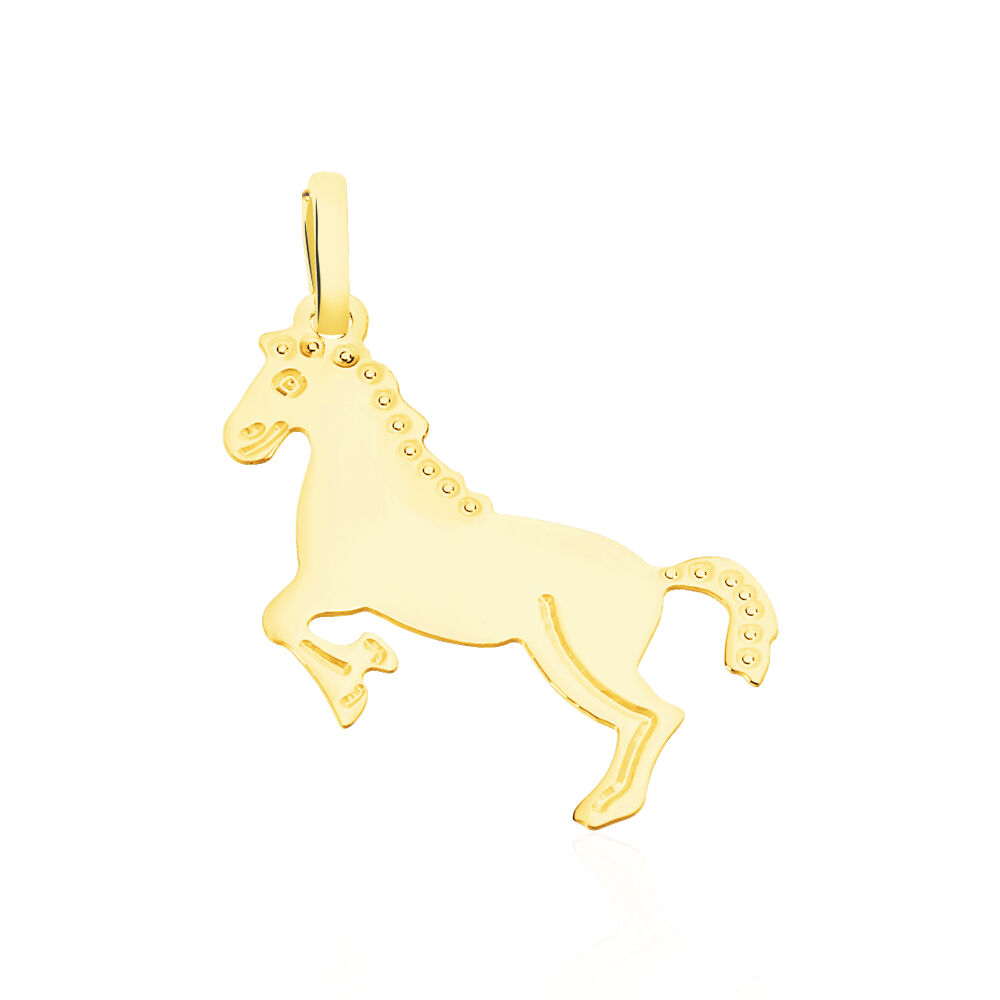 Pendentif Gilberto Cheval Or Jaune - Pendentifs Famille | Marc Orian