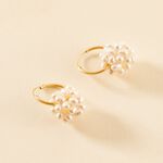 Boucles D'oreilles Adon Semi-baroques Or Jaune Perle De Culture - Cr&eacute;oles Femme | Marc Orian