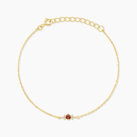 Bracelet Poem Argent Jaune Tourmaline Oxyde De Zirconium - Bracelets fantaisie Femme | Marc Orian