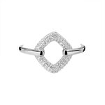 Bague Or Blanc Oxyde De Zirconium - Bagues avec pierre Femme | Marc Orian