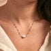 Collier Kerri Argent Blanc Perle De Culture Améthyste - Colliers avec pierres Femme | Marc Orian