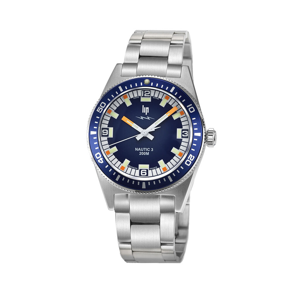 Montre Lip Nautic 3 Bleu - Montres &eacute;tanches Unisex | Marc Orian