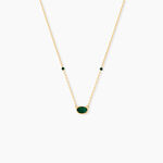 Collier Kakalina Or Jaune Malachite - Colliers avec pierres Femme | Marc Orian