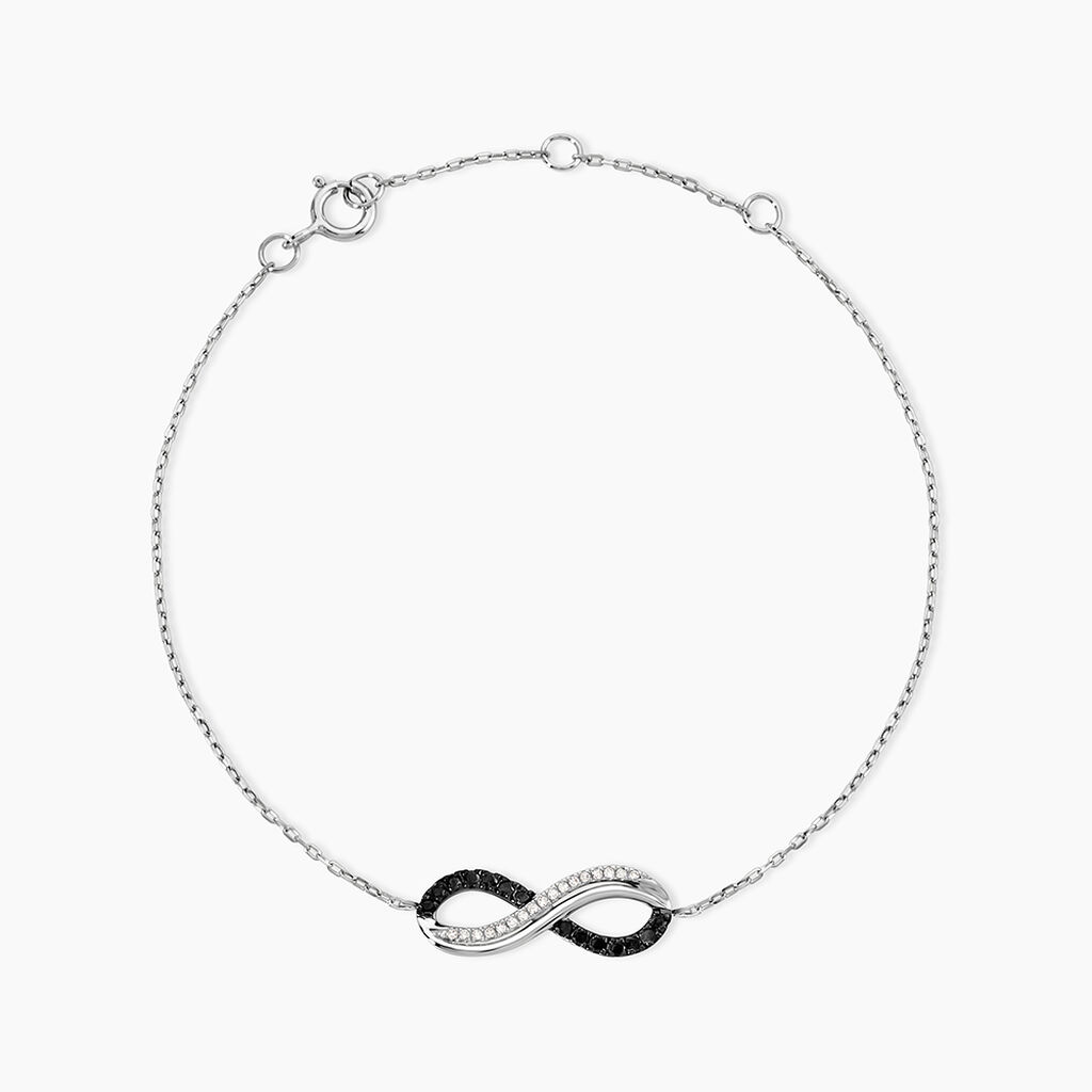 Bracelet Rejane Or Blanc Diamant - Bracelets cha&icirc;nes Femme | Marc Orian