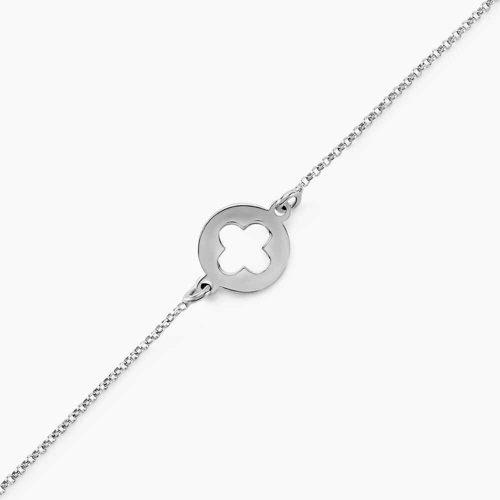 Bracelet Yamina Argent Blanc - Bracelets Medailles Femme | Marc Orian
